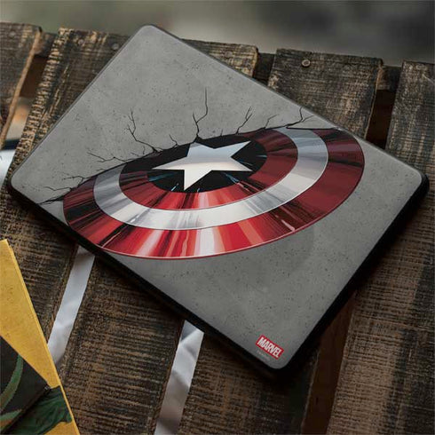 Marvel Captain America Shield Break Google Pixelbook Go Skin